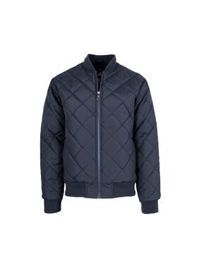 Spire by Galaxy Men's Navy Heavyweight Quilted Bomber Jacket NWT Size XL
